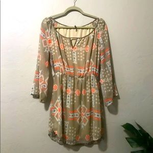 Millibon Women Geometric Casual Dress M